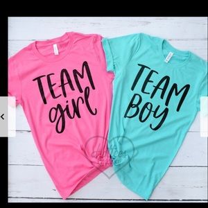 Team boy/girl gender reaveal